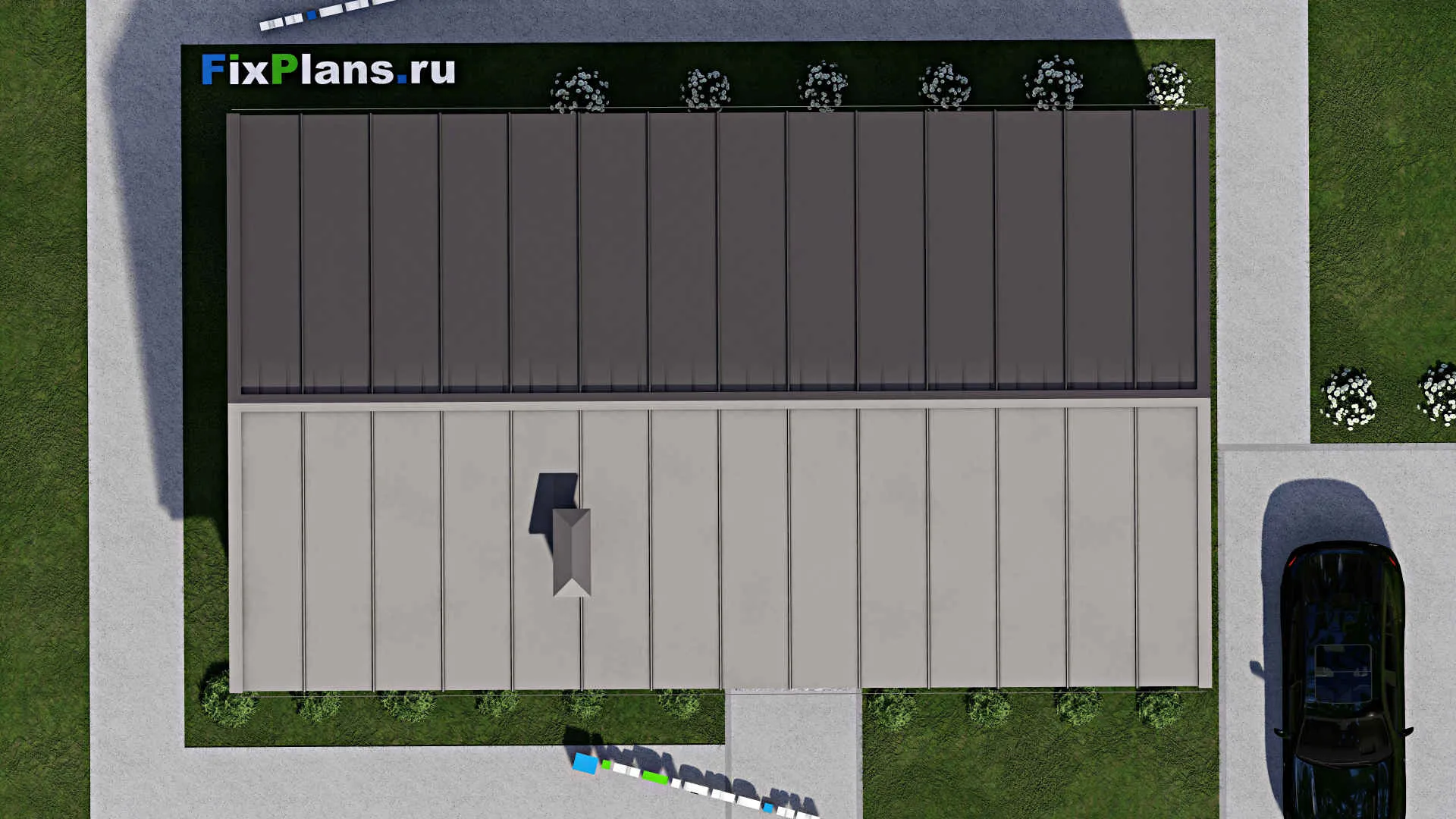 F-9260 - Проект одноэтажного дома 9 на 15, площадью 100 м² с 3 спальнями